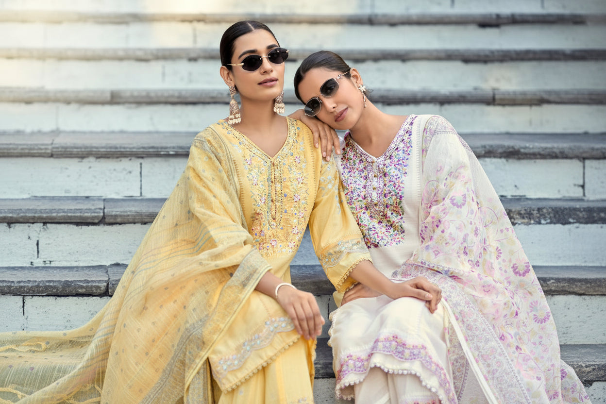 Embroidered Three-Piece Suit