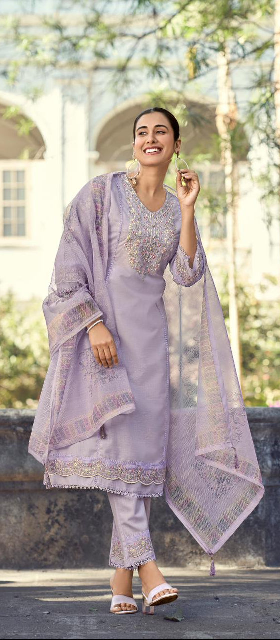 Embroidered Three-Piece Suit